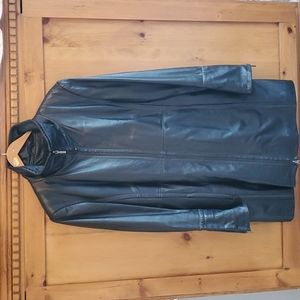 Danier leather car coat.(Emma Thompson as Zoe Boehm Style!)